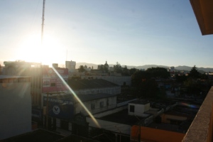 A sunset in Guatemala City 2013