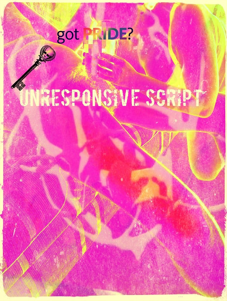 unresponsive script vaporwave art